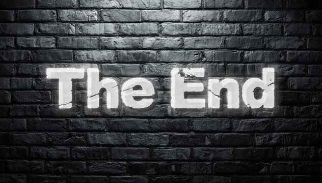 The End Animated Text Title | Cinematic Ending Typography Motion Graphics