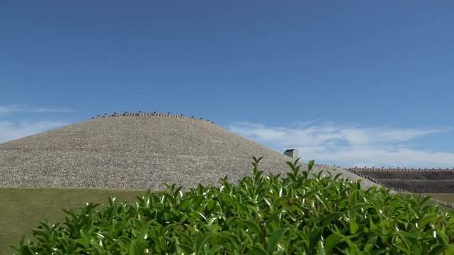 Ancient Japan: Stunning View of Goshikizuka Kofun Burial Mound in Kobe