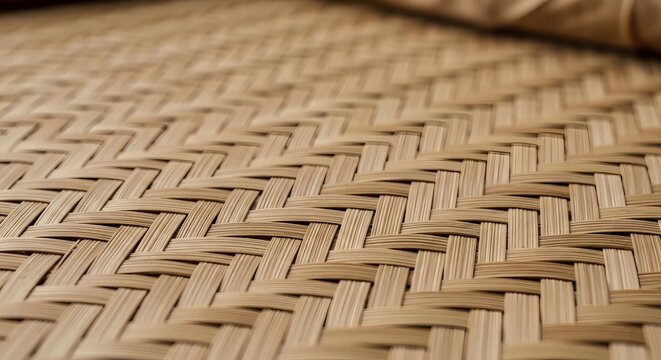 Woven rattan texture background hd image natural fiber close up for design