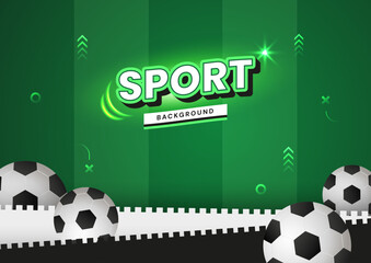 Soccer field sport background © aylahei