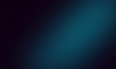 Fototapeta premium Dark blue gradient texture background with smooth grain aesthetic and subtle light flare cinematic effect
