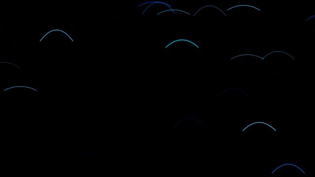 night sky starscape with twinkling stars in darkness