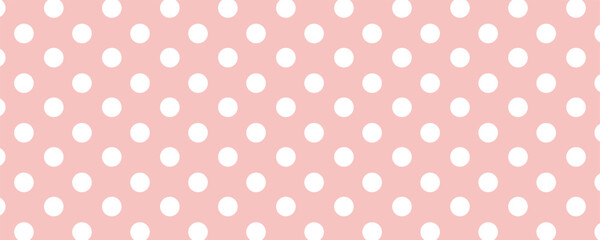Polka dot vector background. Fashion trendy seamless pattern with circles. Retro wallpaper with dots. Abstract geometric allover print with points, for fabric, paper, textile, clothes and accessories © Ariel
