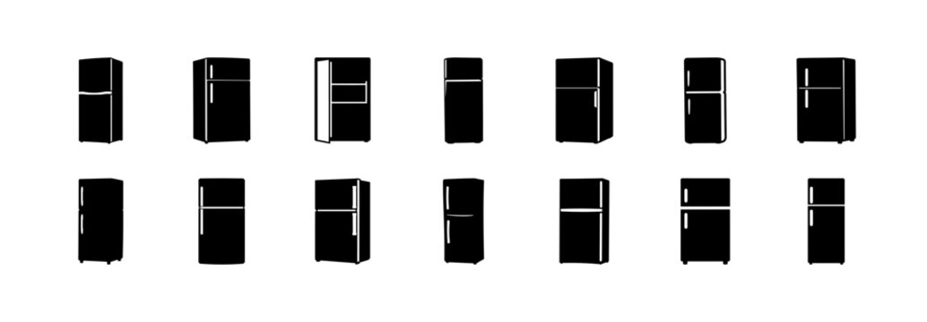 Isometric phone app interface icons set - Minimalist set of isometric-style smartphone app icons in black and white, showing various interface elements like cameras, messages, and settings.