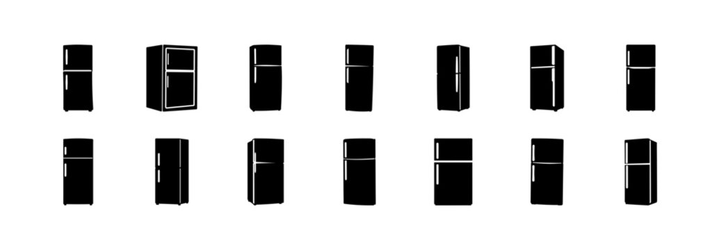 Minimalist black 3d cubes and rectangles set - Simple collection of black 3D cubes and rectangular shapes arranged in a clean, organized grid pattern for design use.