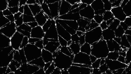 Obraz premium Microscopic Interlocking Polarized Ice Crystal Grain
