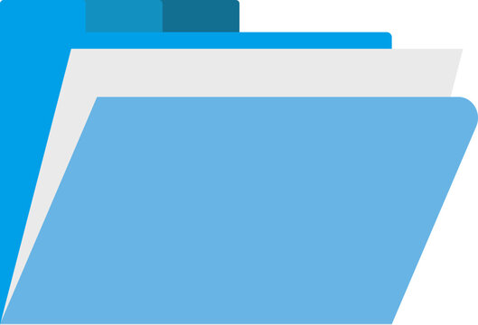 blue folder icon