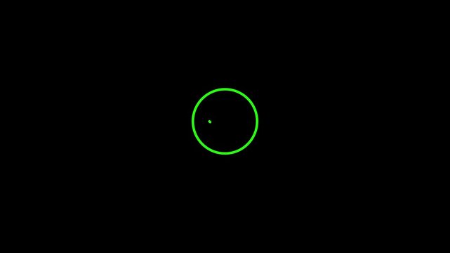 Loading screen animation green dots circle please wait message circle animation loading animation