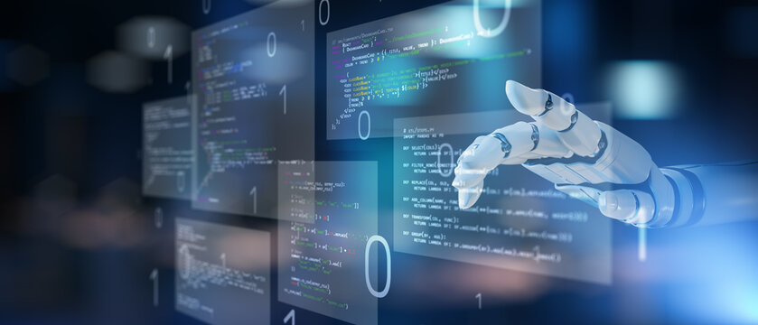 Robotic Process Automation for Software Development and Data Analysis with Robotic Hand