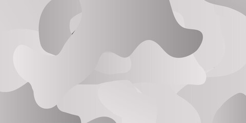 Seamless camouflage pattern with overlapping irregular patches of gray, white, black tones. Gray brown beige doodle abstract background. Illustration for banner, poster, card.  © Tafseer