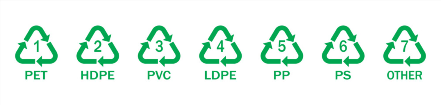 Flat recycling icon. Mobius loop. Recycle symbol illustration.