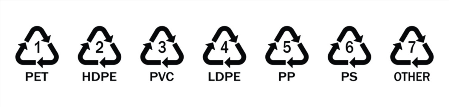 Flat recycling icon. Mobius loop. Recycle symbol illustration.