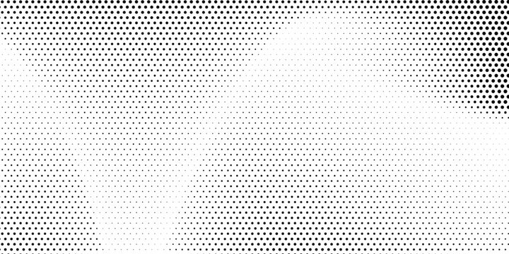 Black and white abstract geometric pattern with halftone effect for sporty background. Hexagon texture for jersey pattern. Easily resized and recoloured at your discretion. Vector Format Illustration.