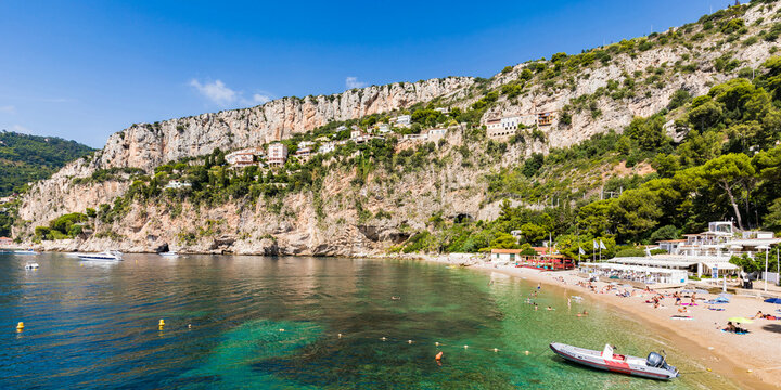 France, Provence-Alpes-Cote d'Azur, Cap-d'Ail, Plage Mala