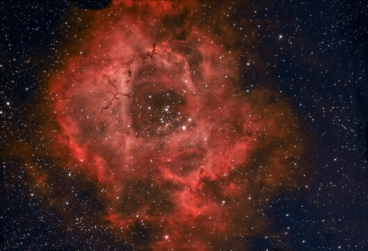 Rosette Nebula and Monoceros constellation