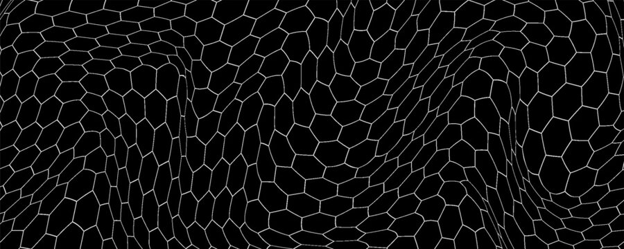 Black wired mesh texture isolated on white background.