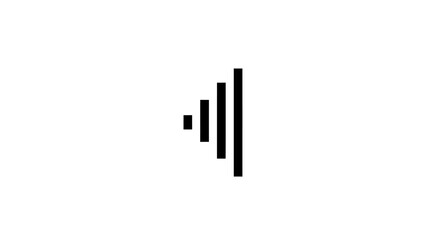 Sound wave pattern audio signal. © Turi
