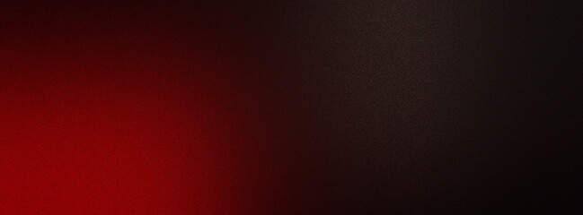 Obraz premium Dark moody background with soft red light glow and film grain texture.