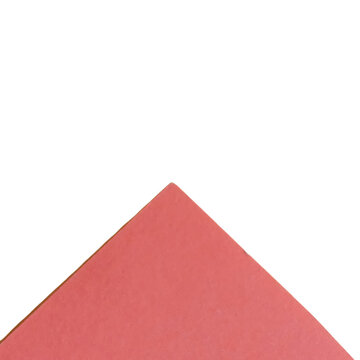 Red equilateral triangle geometric shape