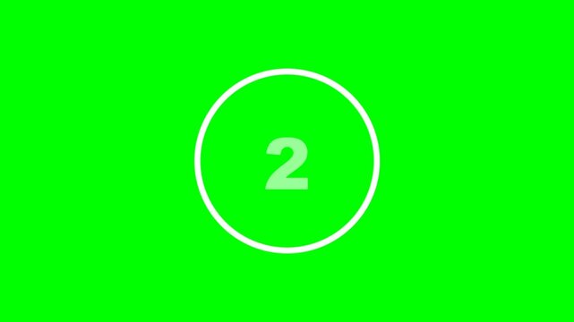 Number 2 in a white circle on green background.