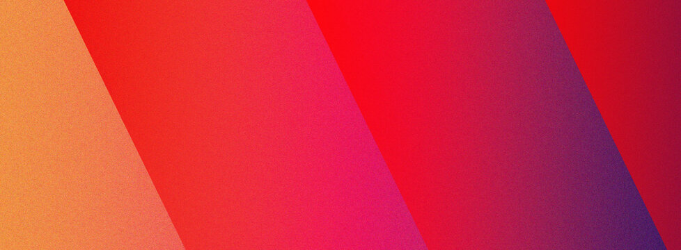 Vibrant red and orange geometric gradient color layers, abstract modern background