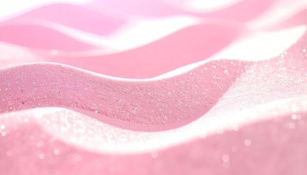 輝く粒子とピンクの砂の抽象的なテクスチャ / Abstract texture of pink sand with glowing particles (Generative AI)