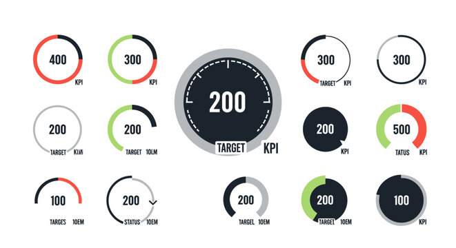 Dashboard Gauges and KPIs: Performance Metrics, Data Visualization, and Analytics