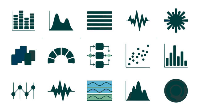 Collection of Data Science and Analytics Icons