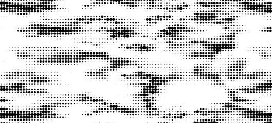 Fototapeta premium Halftone twisted grunge pattern design