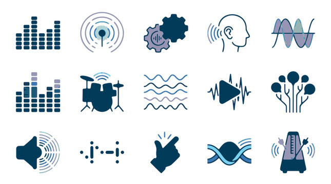 Collection of Audio and Music Icons