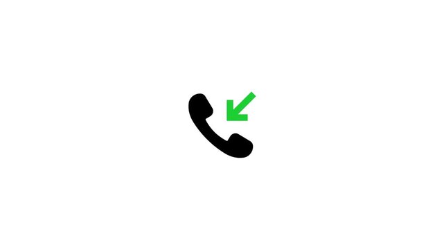 Incoming Call Icon Loop Animation