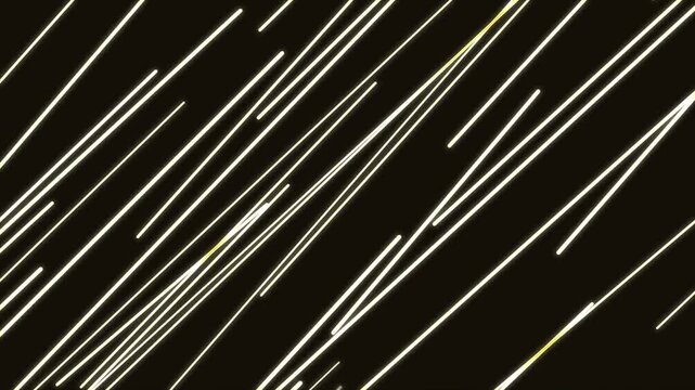 White diagonal speedlines moving southwest on dark background, seamless loop