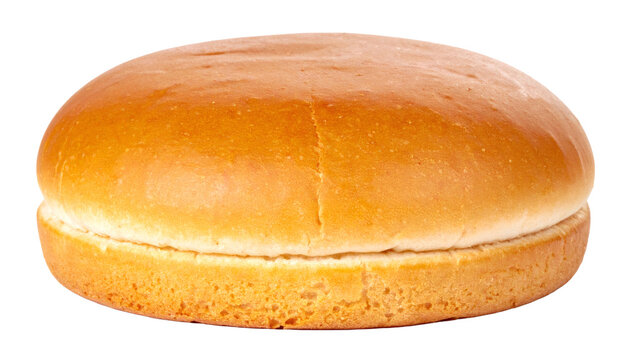 White bread bun baking for hamburger or sandwich