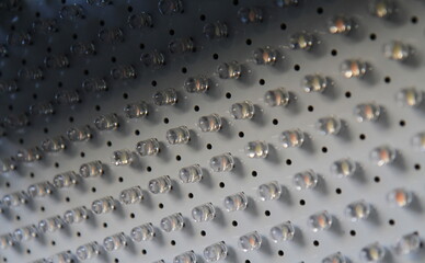 Obraz premium Abstract LED Grid Technology Macro Pattern
