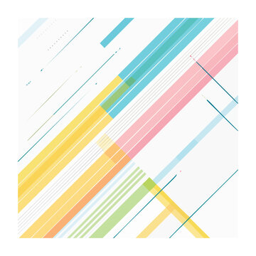 Colorful diagonal striped fabric pattern
