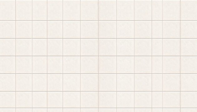 Minimal White Ceramic Tile Wall Pattern with Empty Upper Background