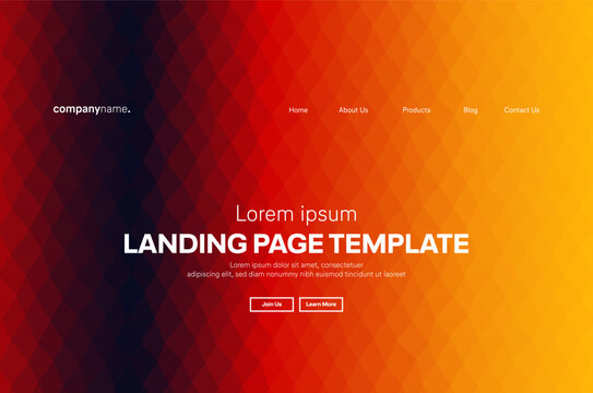 Abstract modern technology Landing page template, flowing line digital technology, smooth particle wave, big data techno design concept background wallpaper, Annual reports, flyer, poster, cover. EPS 