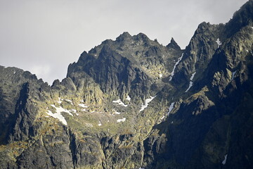 Wysokie Tatry, szczyty i przełęcze w masywie Łomnickiego Szczytu, góry powyżej Tatrzańskiej Łomnicy, Słowacja, Europa © Albin Marciniak