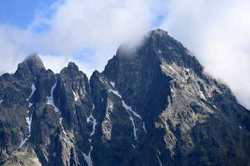 Wysokie Tatry, szczyty i przełęcze w masywie Łomnickiego Szczytu, góry powyżej Tatrzańskiej Łomnicy, Słowacja, Europa © Albin Marciniak