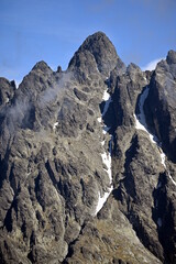 Wysokie Tatry, szczyty i przełęcze w masywie Łomnickiego Szczytu, góry powyżej Tatrzańskiej Łomnicy, Słowacja, Europa © Albin Marciniak