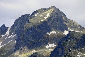 Wysokie Tatry, szczyty i przełęcze w masywie Łomnickiego Szczytu, góry powyżej Tatrzańskiej Łomnicy, Słowacja, Europa © Albin Marciniak