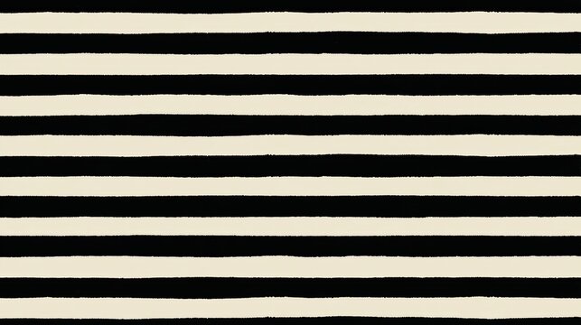 Minimalist black and white horizontal striped background texture for modern graphic design projects