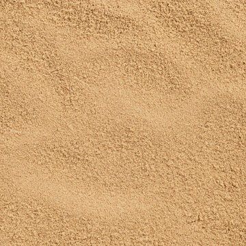 Seamless sand texture, golden desert surface background