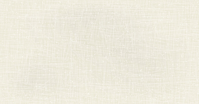 Beige cross hatch texture. Lines crosshatch linen abstract fabric canvas burlap overlay wallpaper. Sandstone texture. Dotted grain noise gradient background. Effect overlay. Vector
