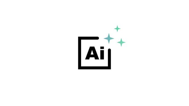 AI animated logo.