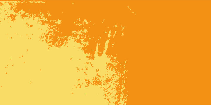 abstract yellow background with Gradient in empty room studio. orange background