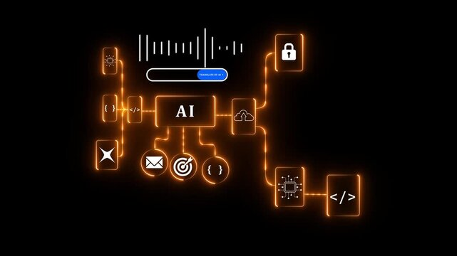 neon AI agent workflow automation system technology innovation data analysis information network process algorithm dashboard application coding integration, business management concept.