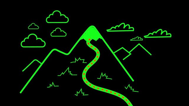 Strategic planning session focused on achieving business goals with emphasis on success measurement and team collaboration to optimize performance and growth potential.4k motion graphics video
