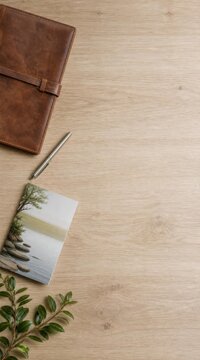 Chaplaincy materials flat lay with copy space