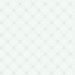 Obraz premium Seamless Moroccan Trellis Ogee Pattern — Elegant Quatrefoil Lattice Teal Green Tileable Repeating Islamic Geometric Background Vector